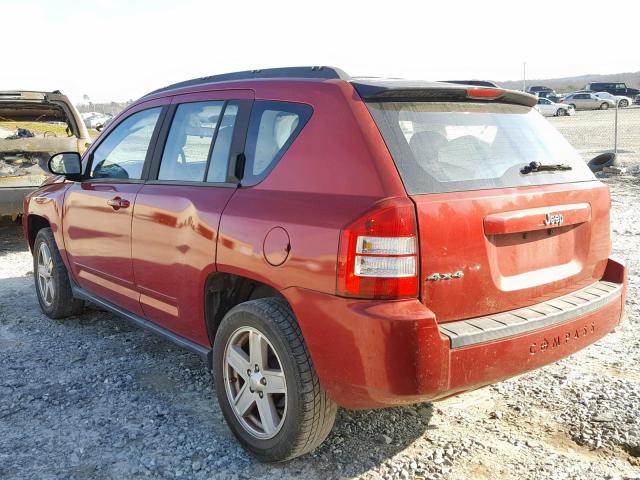 1J4NF4FB6AD611644 - 2010 JEEP COMPASS SP RED photo 3