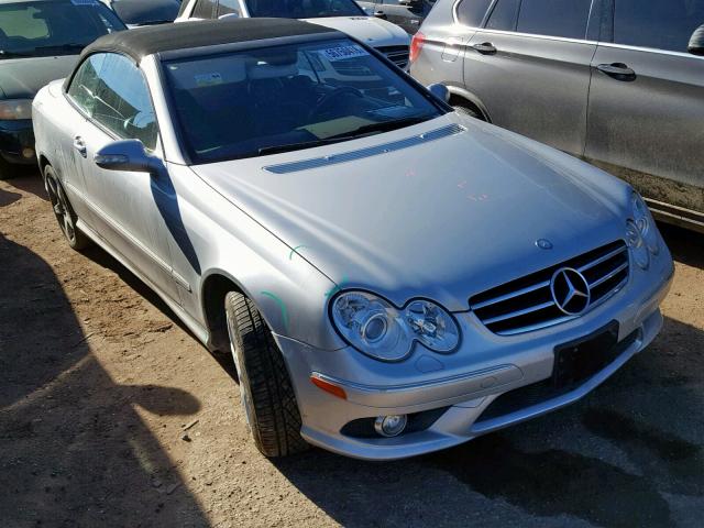 WDBTK72F27T079941 - 2007 MERCEDES-BENZ CLK 550 SILVER photo 1