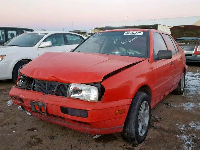 3VWRA81H6TM062380 - 1996 VOLKSWAGEN JETTA GL RED photo 2