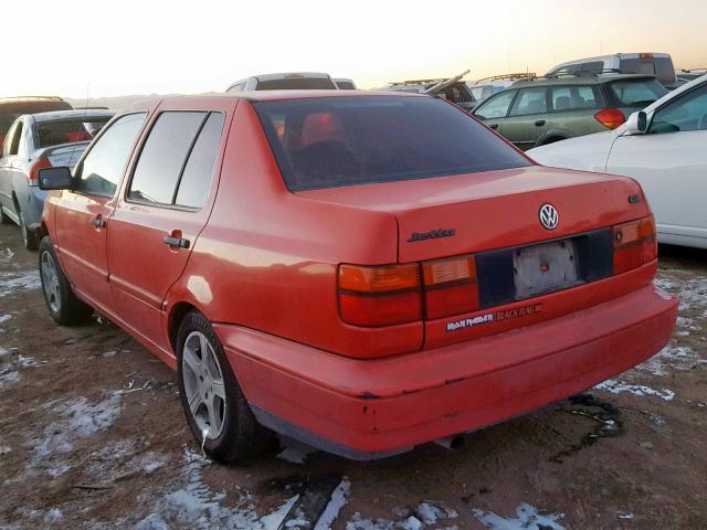 3VWRA81H6TM062380 - 1996 VOLKSWAGEN JETTA GL RED photo 3