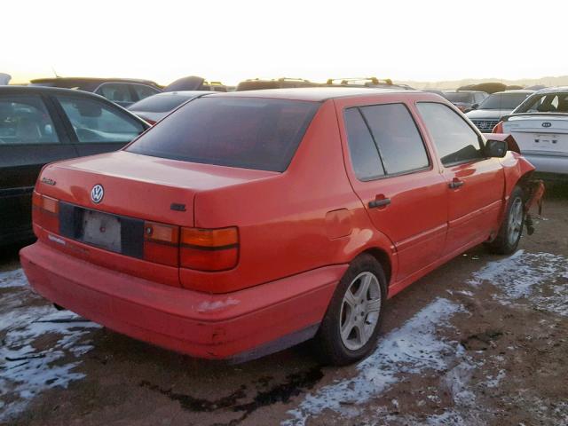 3VWRA81H6TM062380 - 1996 VOLKSWAGEN JETTA GL RED photo 4