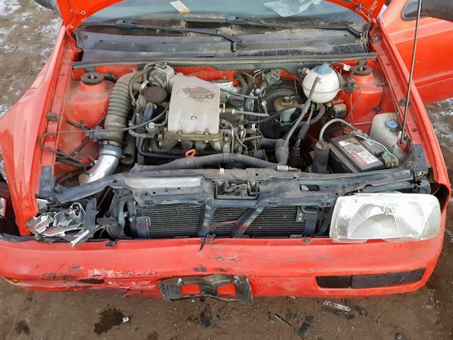 3VWRA81H6TM062380 - 1996 VOLKSWAGEN JETTA GL RED photo 7