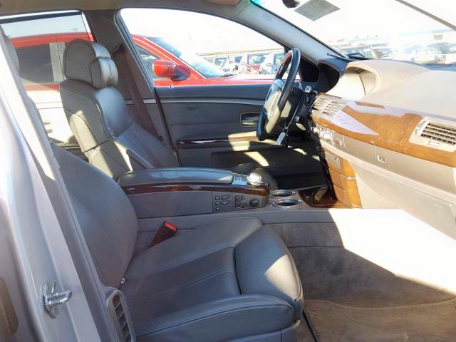 WBAHN835X8DT77477 - 2008 BMW 750 LI SILVER photo 5