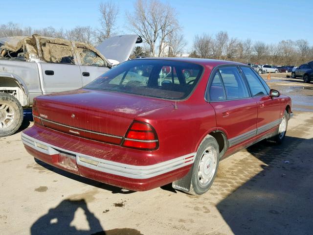 1G3HN52LXR4803641 - 1994 OLDSMOBILE 88 ROYALE MAROON photo 4