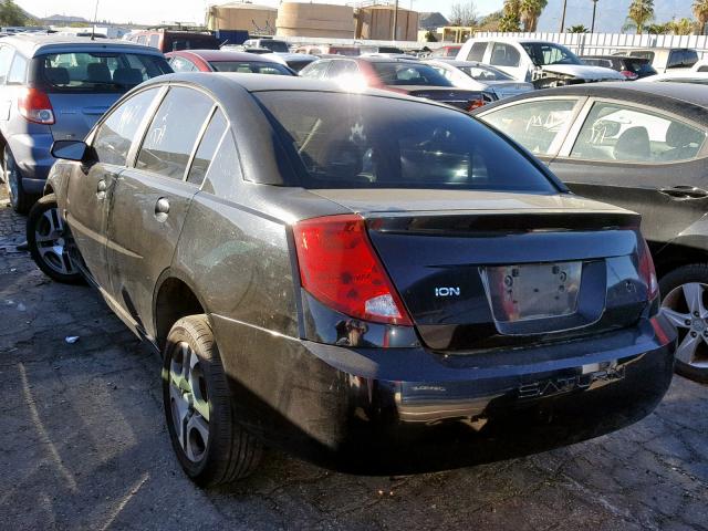 1G8AL52FX5Z108746 - 2005 SATURN ION LEVEL BLACK photo 3