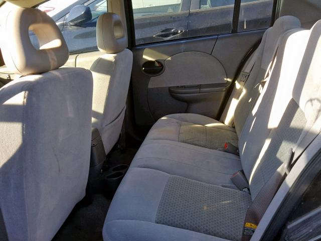 1G8AL52FX5Z108746 - 2005 SATURN ION LEVEL BLACK photo 6