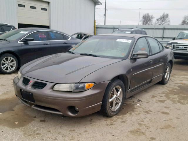 1G2WP52K32F283242 - 2002 PONTIAC GRAND PRIX BROWN photo 2