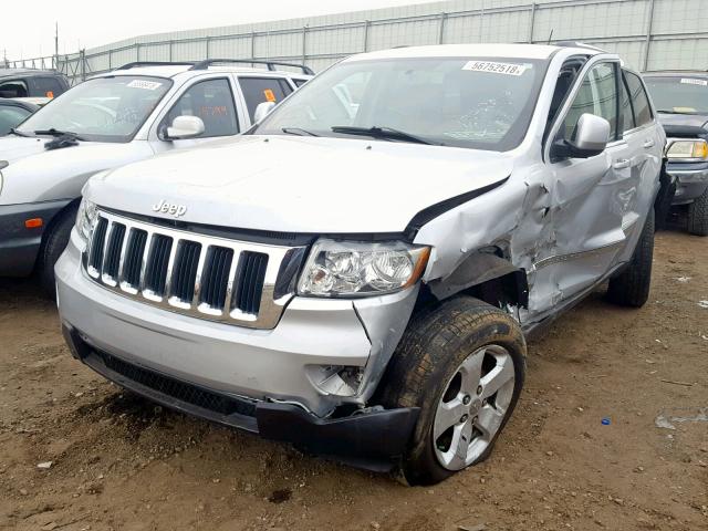 1J4RR4GG7BC515483 - 2011 JEEP GRAND CHER SILVER photo 2