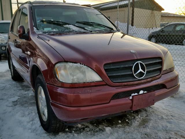 4JGAB54E3YA167696 - 2000 MERCEDES-BENZ ML 320 RED photo 1