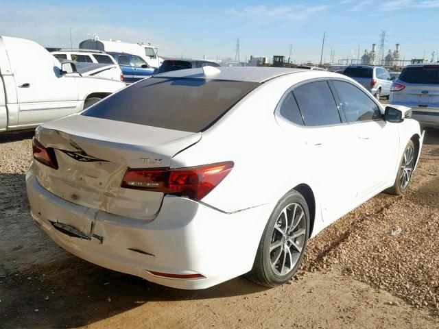 19UUB2F58GA010341 - 2016 ACURA TLX TECH WHITE photo 4