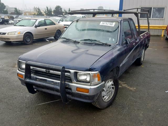 JT4RN93P9N5049312 - 1992 TOYOTA PICKUP 1/2 BLUE photo 2