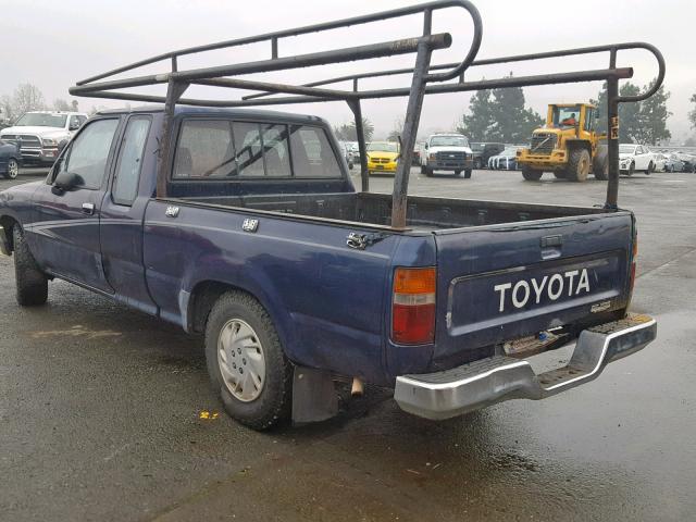 JT4RN93P9N5049312 - 1992 TOYOTA PICKUP 1/2 BLUE photo 3