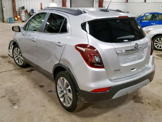 KL4CJASB2JB680823 - 2018 BUICK ENCORE PRE SILVER photo 3