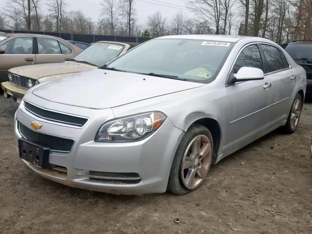 1G1ZD5EU5CF170076 - 2012 CHEVROLET MALIBU 2LT SILVER photo 2