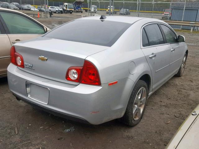 1G1ZD5EU5CF170076 - 2012 CHEVROLET MALIBU 2LT SILVER photo 4