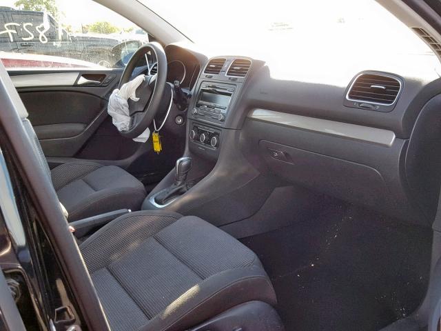 WVWDB7AJ5DW136011 - 2013 VOLKSWAGEN GOLF BLACK photo 5