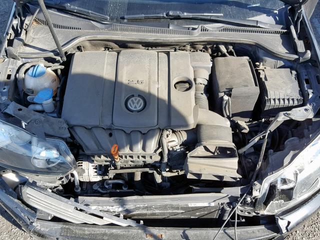 WVWDB7AJ5DW136011 - 2013 VOLKSWAGEN GOLF BLACK photo 7