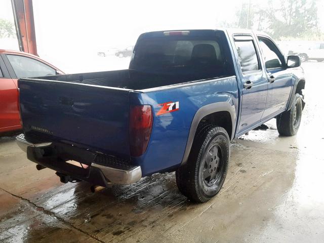 1GCDT136858239562 - 2005 CHEVROLET COLORADO BLUE photo 4