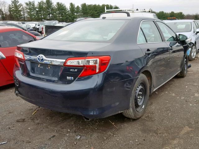 4T1BD1FK1EU136354 - 2014 TOYOTA CAMRY HYBR GRAY photo 4