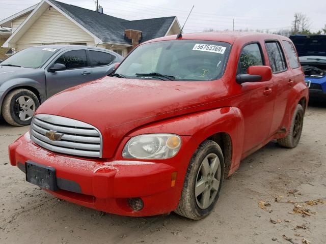 3GNBABFW1BS523074 - 2011 CHEVROLET HHR LT RED photo 2