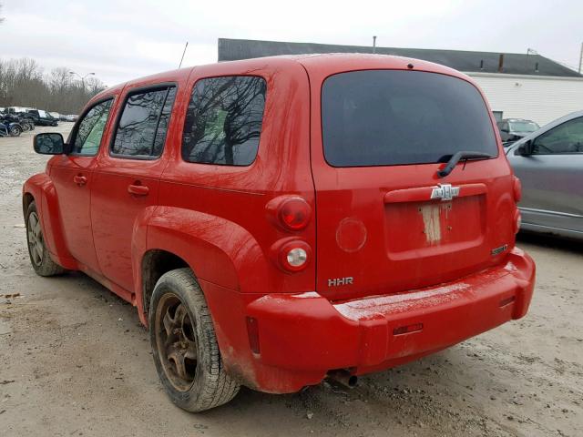 3GNBABFW1BS523074 - 2011 CHEVROLET HHR LT RED photo 3