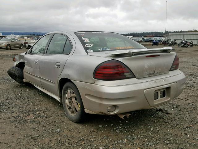 1G2NF52E24C144491 - 2004 PONTIAC GRAND AM S SILVER photo 3