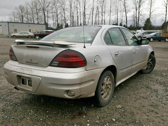 1G2NF52E24C144491 - 2004 PONTIAC GRAND AM S SILVER photo 4