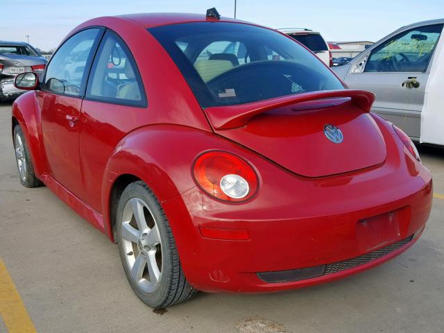 3VWSR31C76M415604 - 2006 VOLKSWAGEN NEW BEETLE RED photo 3