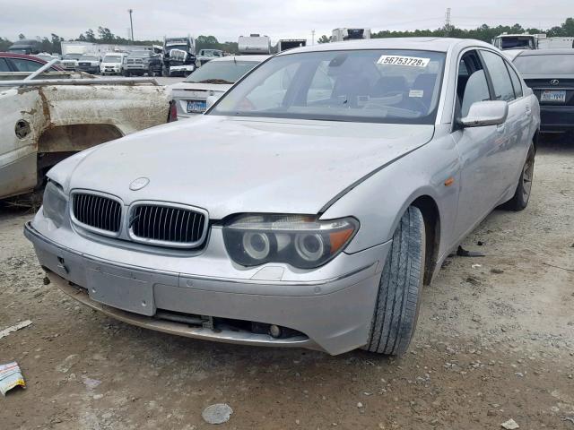 WBAGN63524DS55058 - 2004 BMW 745 LI GRAY photo 2