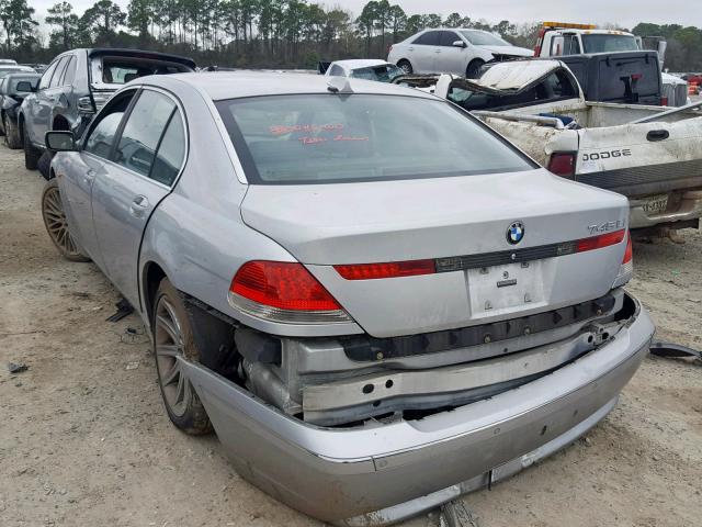 WBAGN63524DS55058 - 2004 BMW 745 LI GRAY photo 3