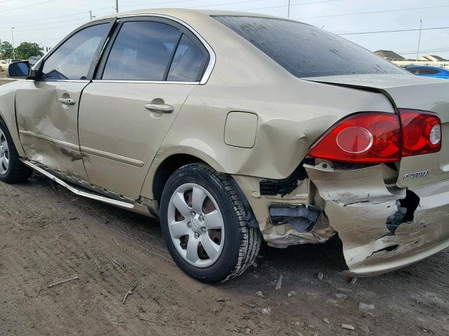 KNAGE123875110995 - 2007 KIA OPTIMA GOLD photo 9