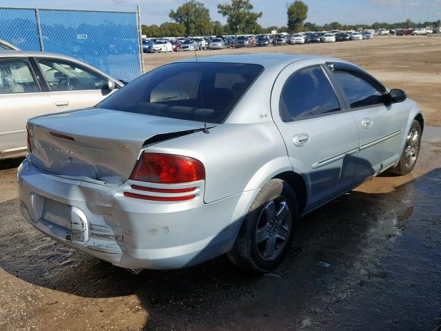 1B3EJ56U61N727756 - 2001 DODGE STRATUS ES BLUE photo 4