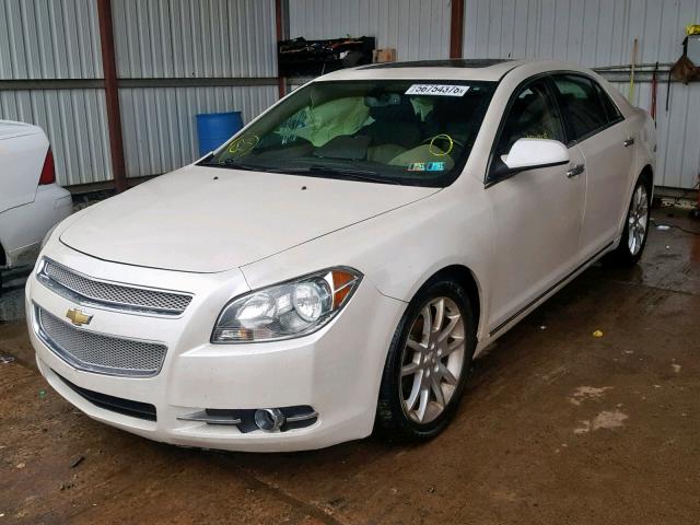 1G1ZE5E76A4152671 - 2010 CHEVROLET MALIBU LTZ თეთრი ფოტო 2