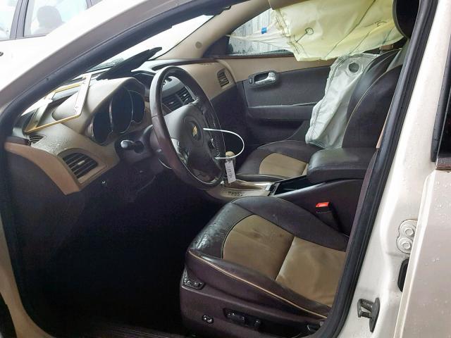 1G1ZE5E76A4152671 - 2010 CHEVROLET MALIBU LTZ თეთრი ფოტო 5