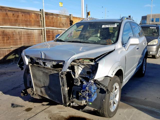 3GNFL4E54CS616950 - 2012 CHEVROLET CAPTIVA SP SILVER photo 2