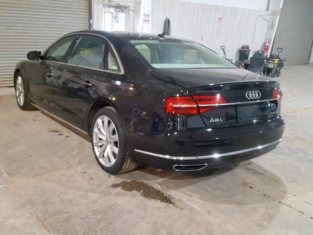 WAU34AFD2GN009424 - 2016 AUDI A8 L QUATT BLACK photo 3