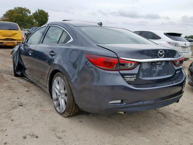 JM1GJ1V52F1223228 - 2015 MAZDA 6 TOURING GRAY photo 3