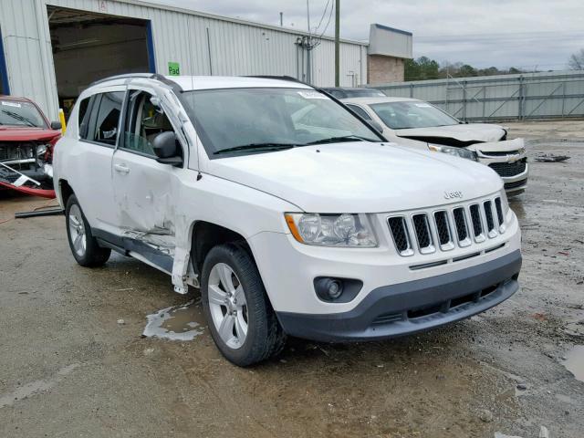 1J4NF1FB2BD251949 - 2011 JEEP COMPASS SP WHITE photo 1