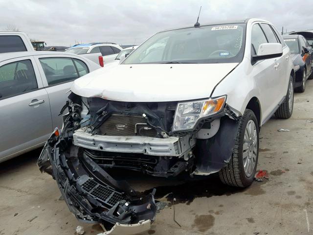 2FMDK39CX9BA86063 - 2009 FORD EDGE LIMIT WHITE photo 2