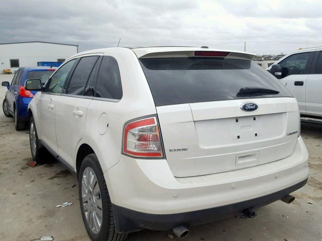 2FMDK39CX9BA86063 - 2009 FORD EDGE LIMIT WHITE photo 3