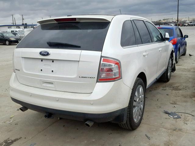 2FMDK39CX9BA86063 - 2009 FORD EDGE LIMIT WHITE photo 4