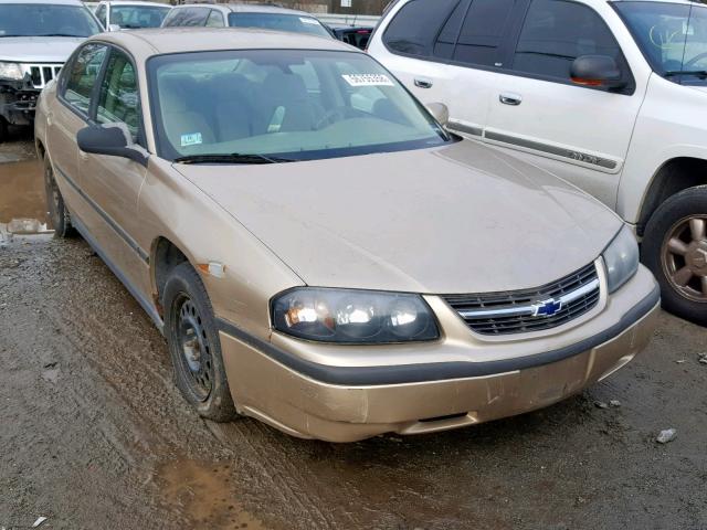 2G1WF52E849320685 - 2004 CHEVROLET IMPALA GOLD photo 1