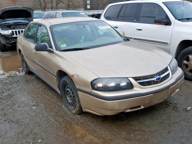 2G1WF52E849320685 - 2004 CHEVROLET IMPALA GOLD photo 9