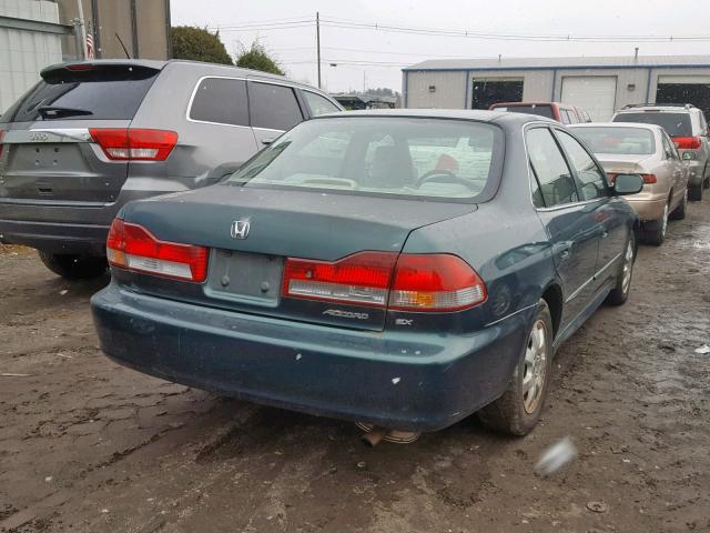 JHMCG66842C005453 - 2002 HONDA ACCORD EX GREEN photo 4