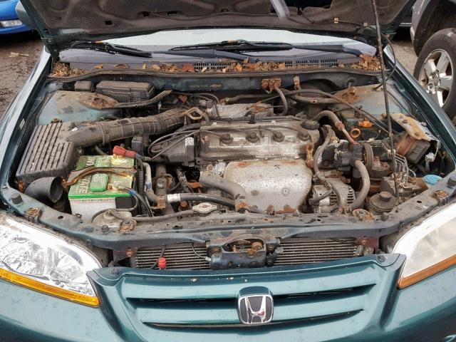 JHMCG66842C005453 - 2002 HONDA ACCORD EX GREEN photo 7