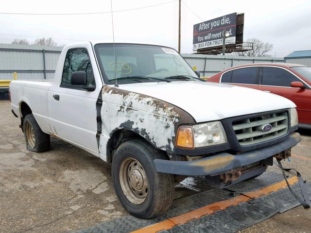 1FTYR10D33PA10518 - 2003 FORD RANGER WHITE photo 1