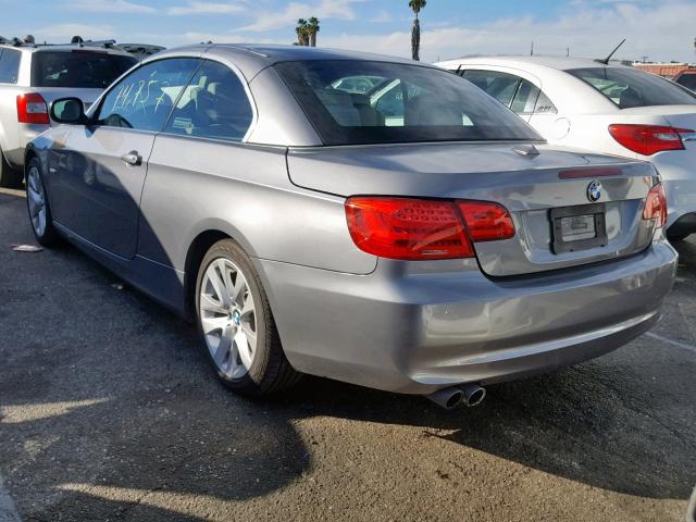 WBADW7C53CE729274 - 2012 BMW 328 I SULE SILVER photo 3