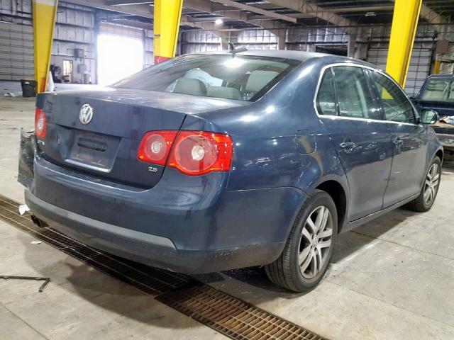 3VWSG71K26M655535 - 2006 VOLKSWAGEN JETTA 2.5 BLUE photo 4