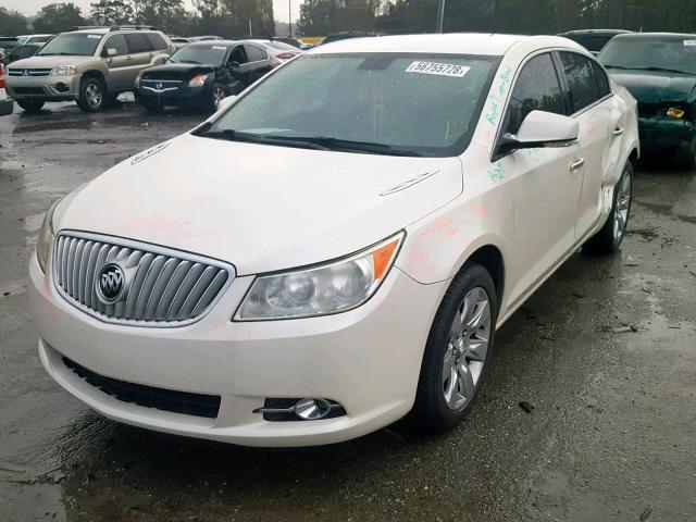 1G4GC5EC9BF287713 - 2011 BUICK LACROSSE C WHITE photo 2