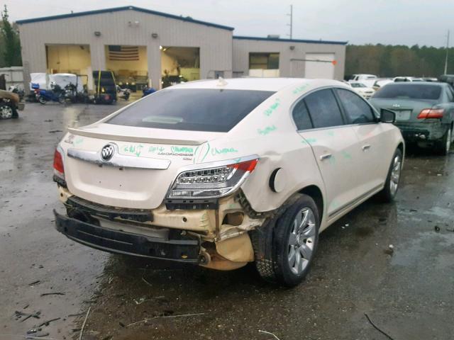 1G4GC5EC9BF287713 - 2011 BUICK LACROSSE C WHITE photo 4